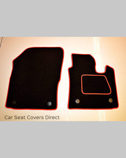 Volkswagen VW Caddy Van Mats with Coloured Edges