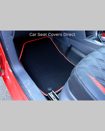 Volkswagen VW Caddy Van Mats with Coloured Edges