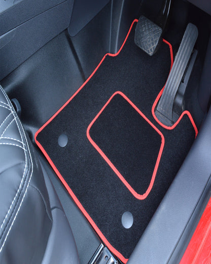 Volkswagen VW Caddy Van Mats with Coloured Edges