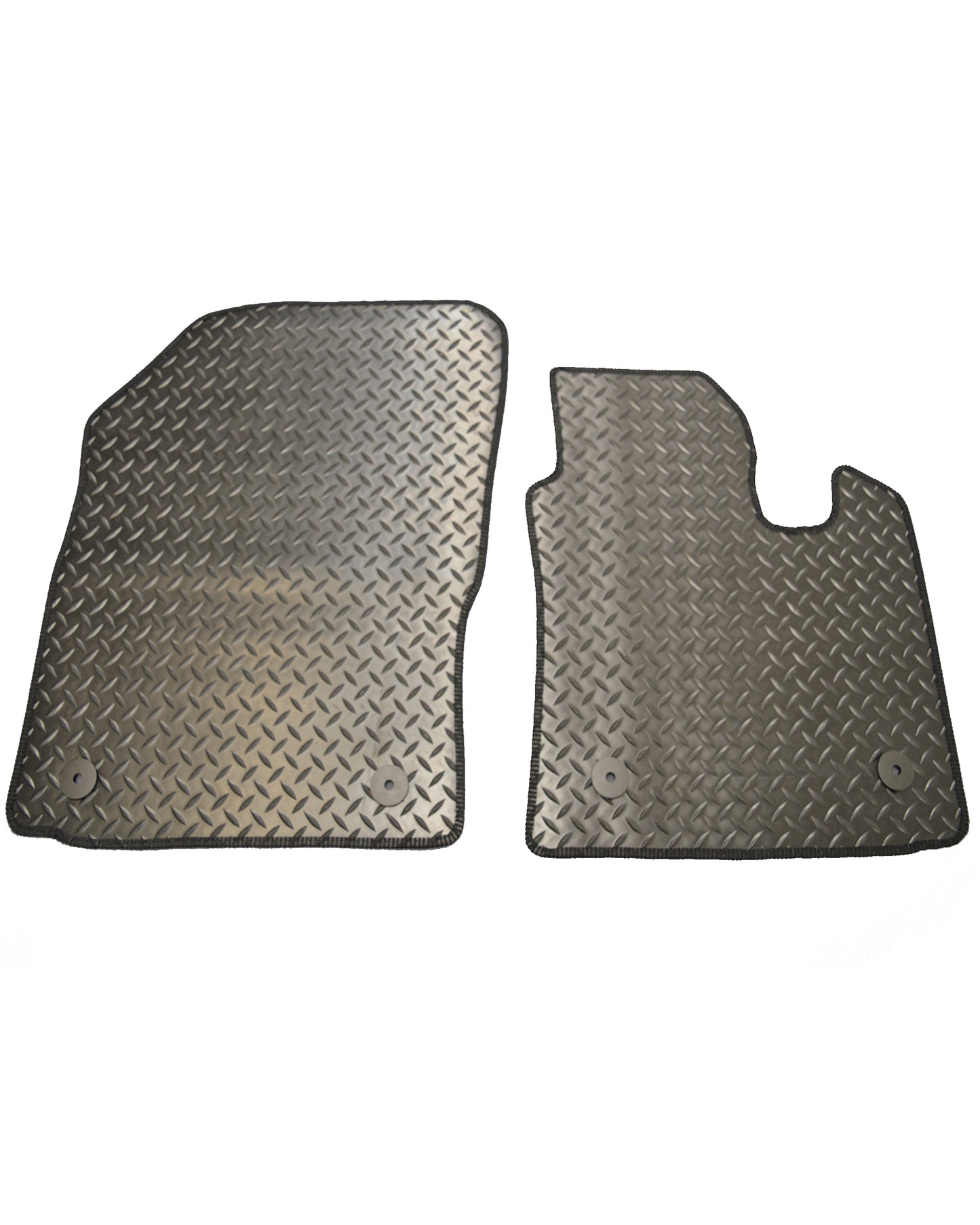 Volkswagen Caddy Checker Plate Rubber Mats