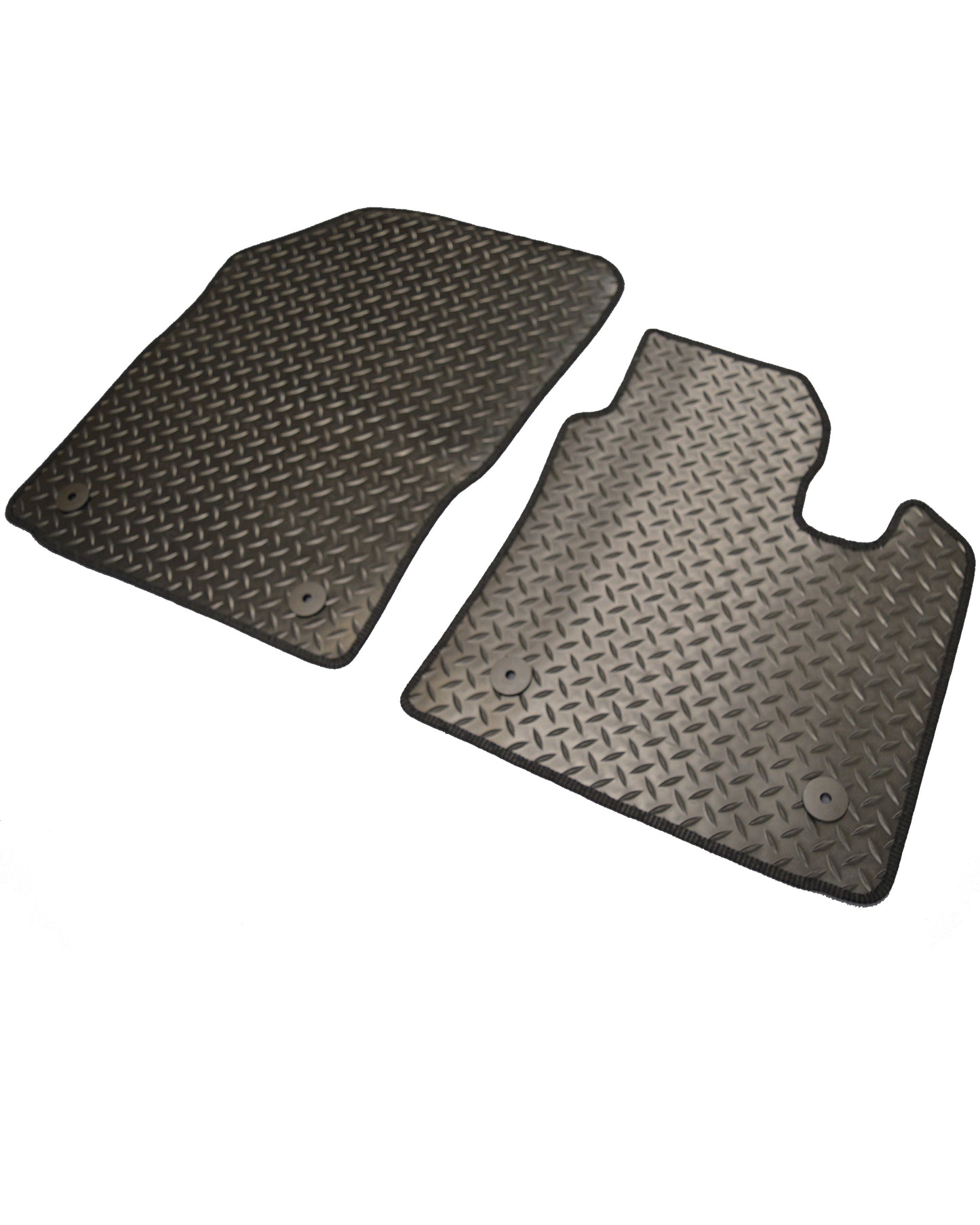 Volkswagen Caddy Checker Plate Rubber Mats