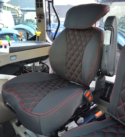 Case IH Tractor Seat Covers - Grammer Maximo Dynamic Seat + Passenger