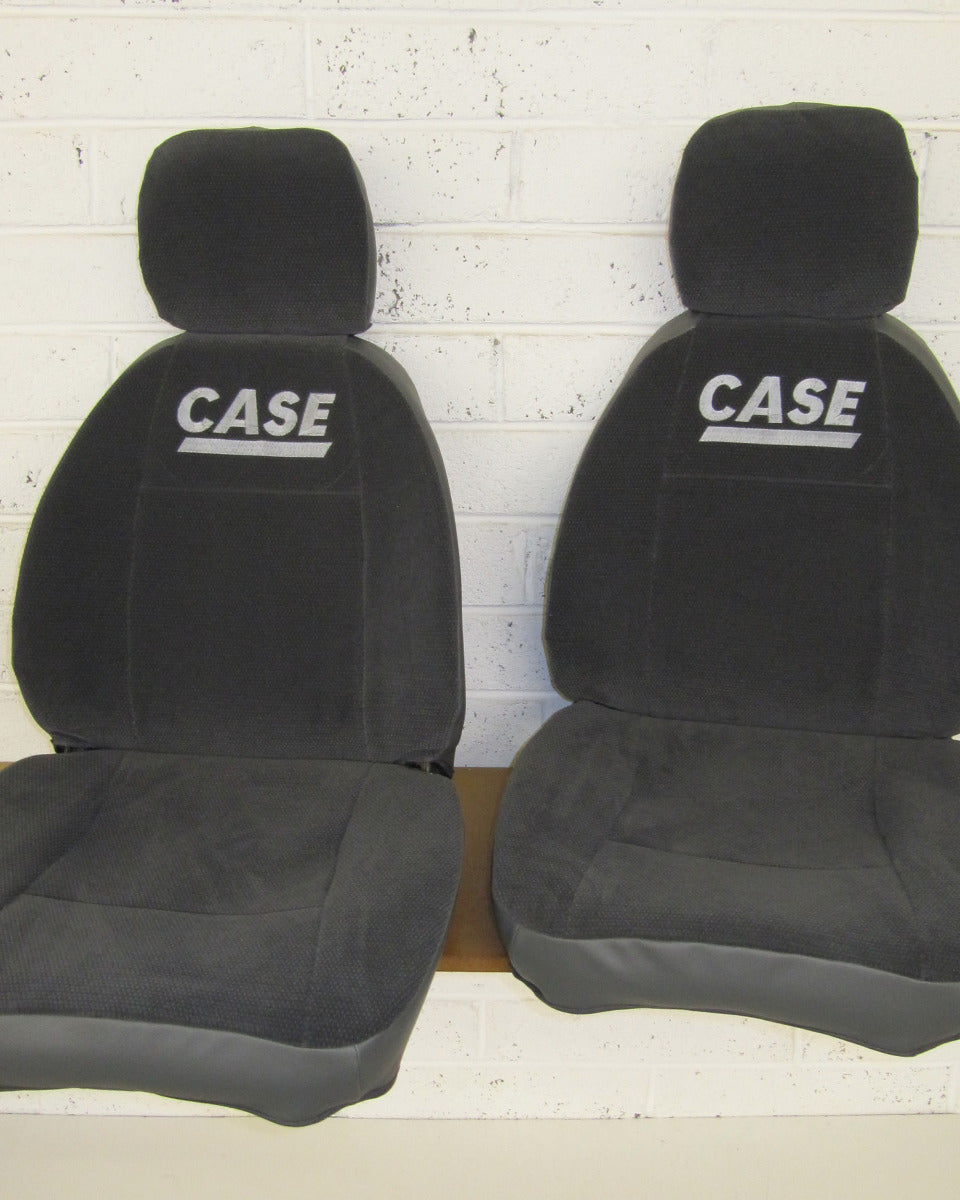 JCB Case Excavator KAB Grey Fabric Cover - Single Seat Cover