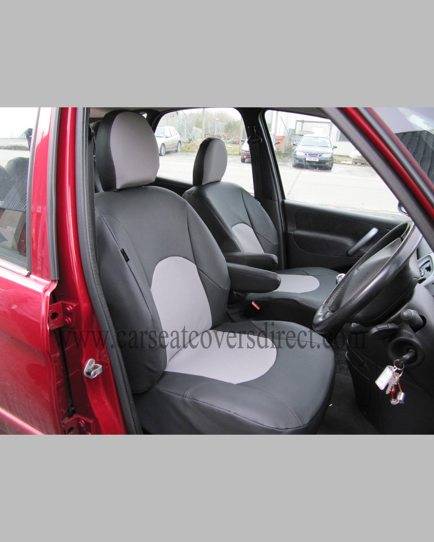 Citroen XSARA PICASSO Black & Beige Seat Covers