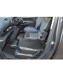 Citroen Berlingo 2nd Gen (2008-2018) Black and Grey Made Seat Covers