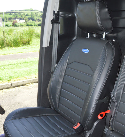 Ford Transit Connect Waterproof Tailored Horizontal Quilted Seat Covers