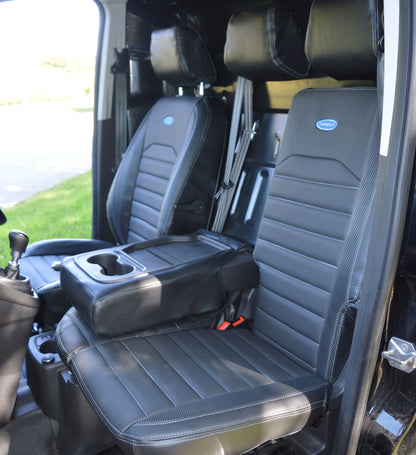 Ford Transit Connect Waterproof Tailored Horizontal Quilted Seat Covers