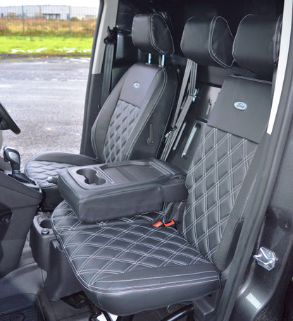 Ford Transit Connect Waterproof Tailored Diamond Quilted Seat Covers