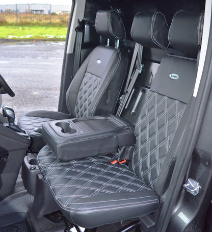 Ford Transit Connect Waterproof Tailored Diamond Quilted Seat Covers