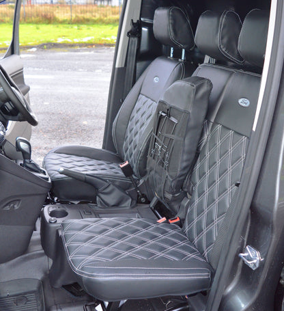 Ford Transit Connect Waterproof Tailored Diamond Quilted Seat Covers
