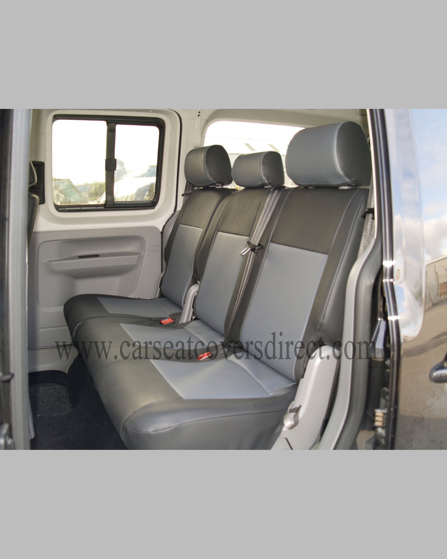VOLKSWAGEN VW Caddy life black & grey Seat Covers