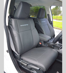 Honda CRV 4th Gen Black Edition Tailored Leather Look Seat Covers.