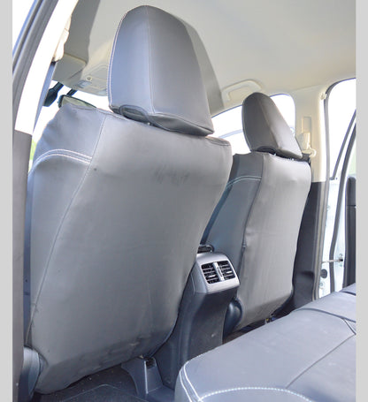 Honda CRV 4th Gen Black Edition Tailored Leather Look Seat Covers.