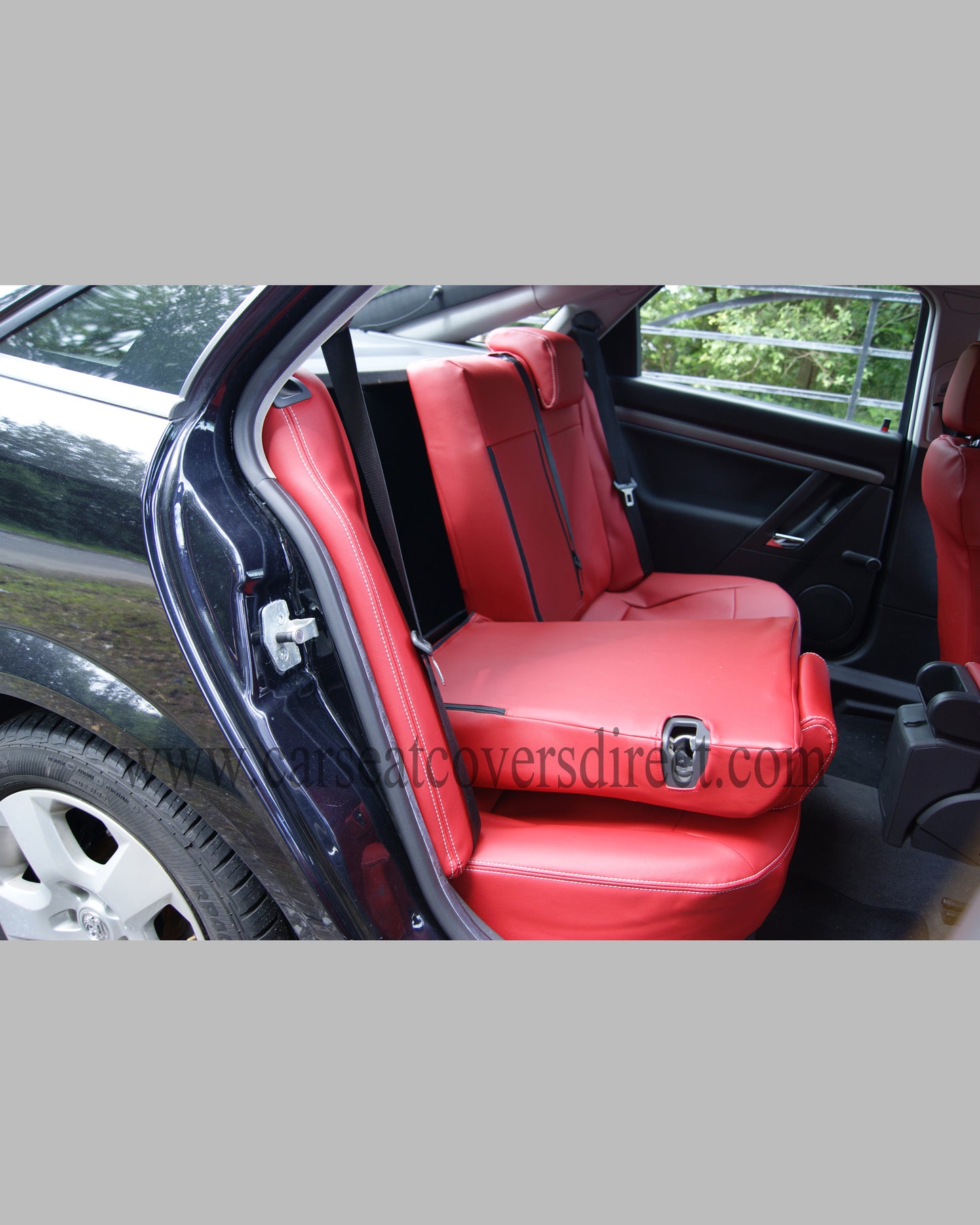 Opel VECTRA C Black Leatherette Seat Covers