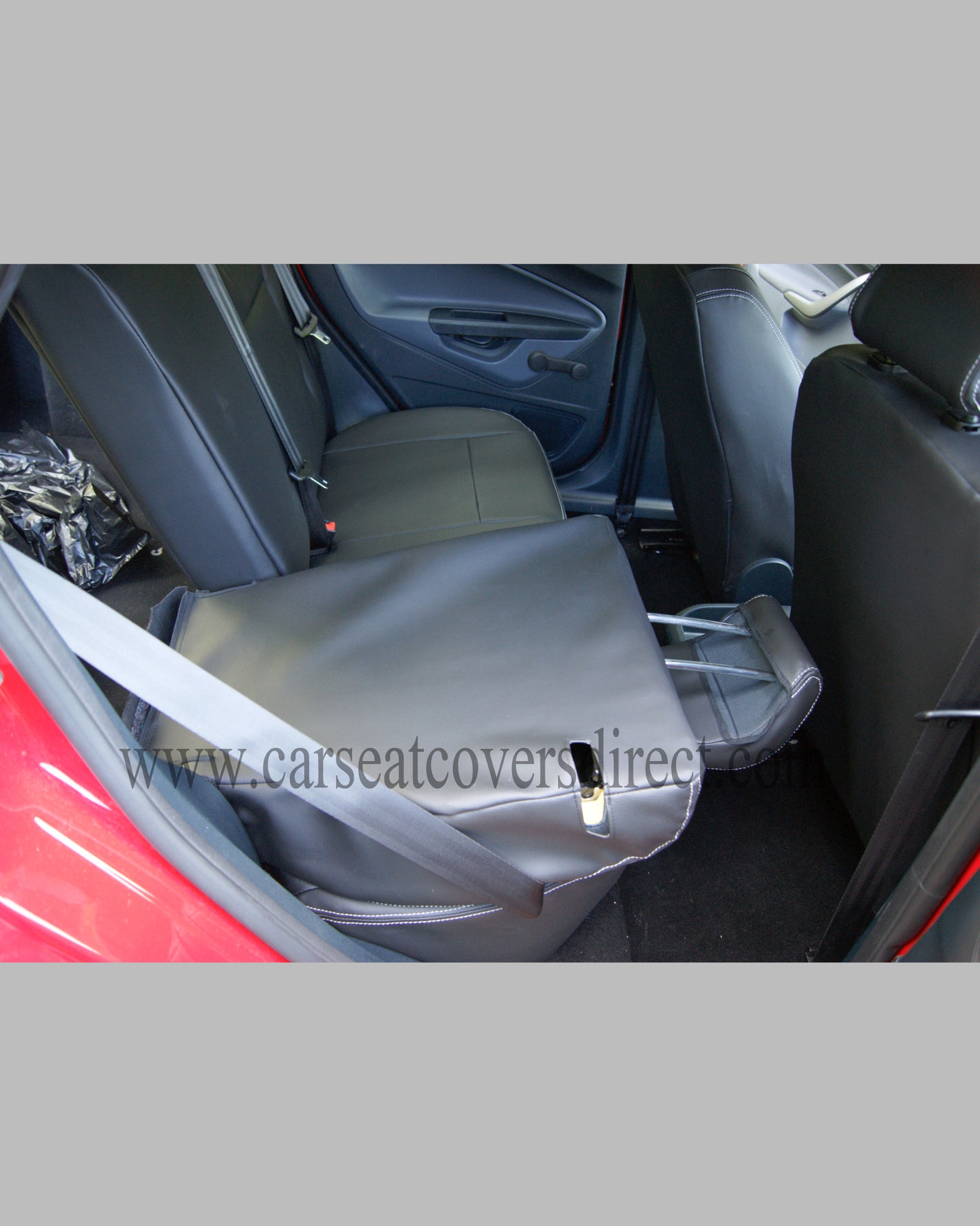 Ford Fiesta Edge 6th Gen Black Leatherette Seat Covers