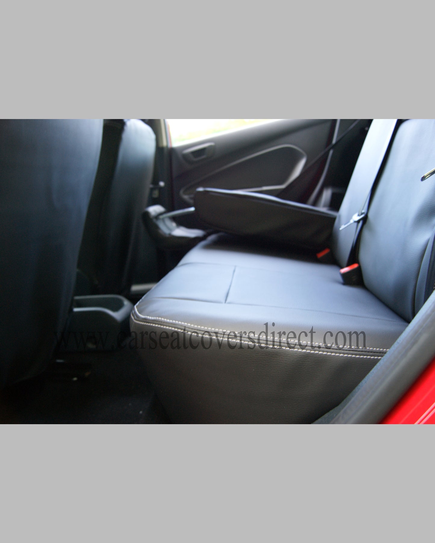 Ford Fiesta Edge 6th Gen Black Leatherette Seat Covers