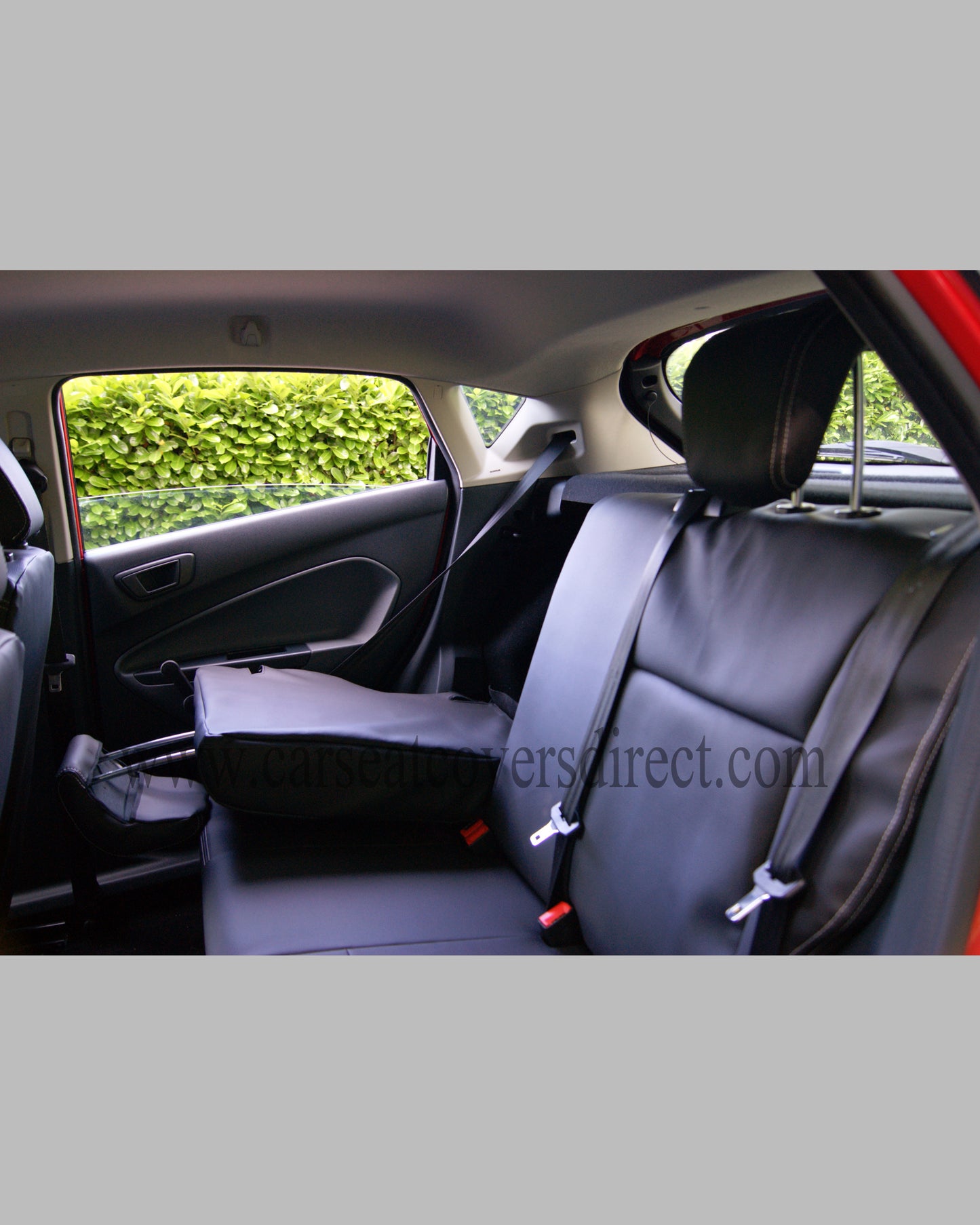 Ford Fiesta Edge 6th Gen Black Leatherette Seat Covers