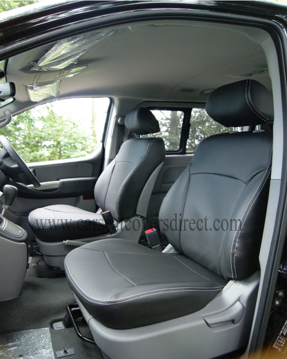 Hyundai i800 Leatherette Tailored Car Seat Covers for 8 Seats.