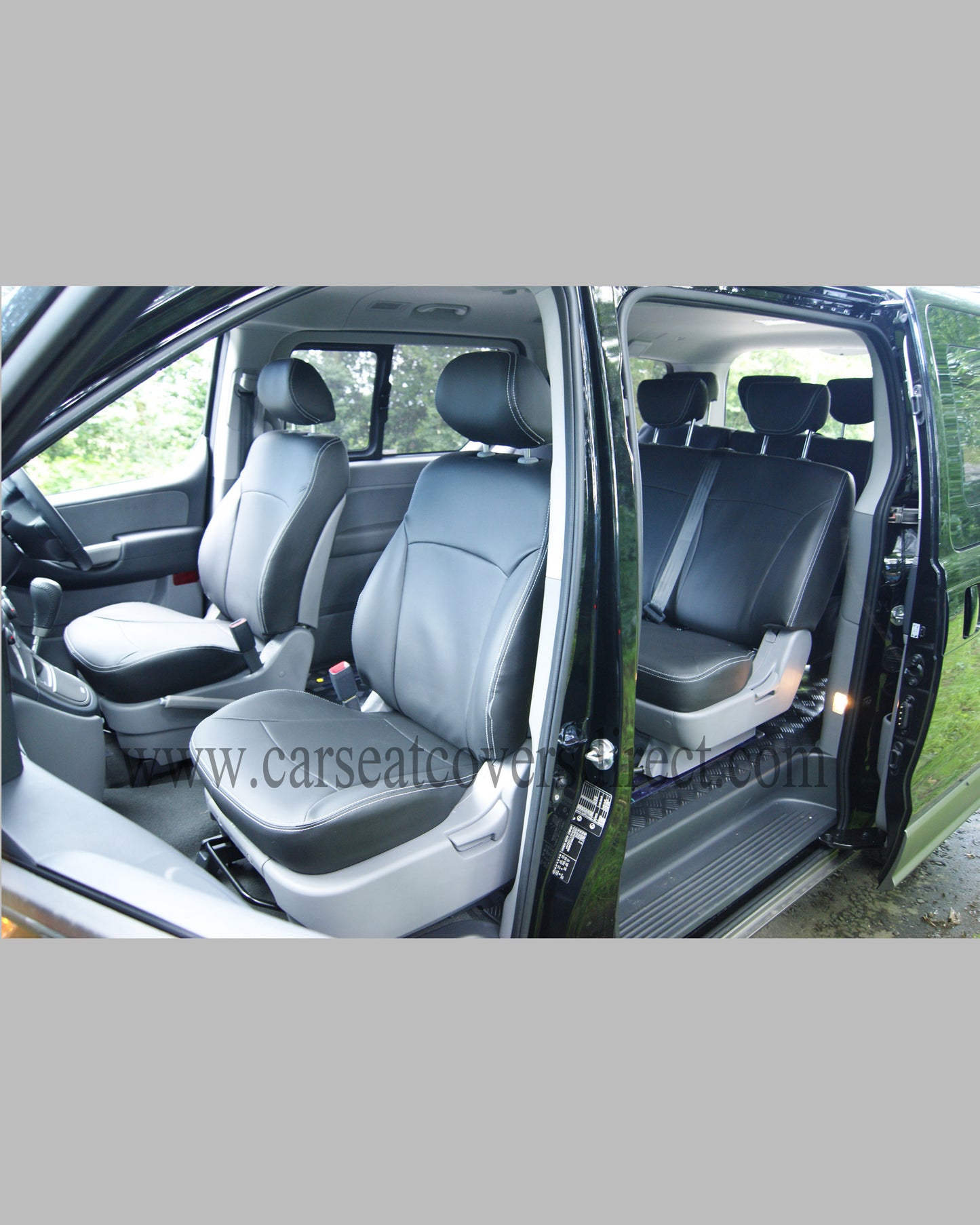 Hyundai i800 Leatherette Tailored Car Seat Covers for 8 Seats.