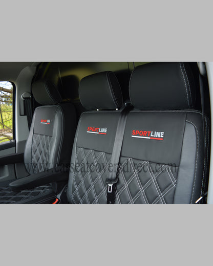Volkswagen Transporter T5 - Black & Modena Grey with Sportline Logos