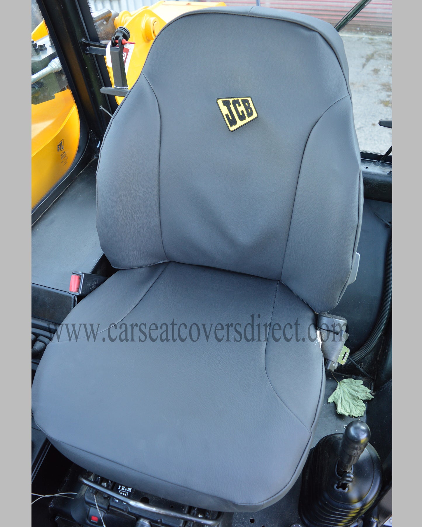 JCB 535-140 telescopic seat - grey leatherette