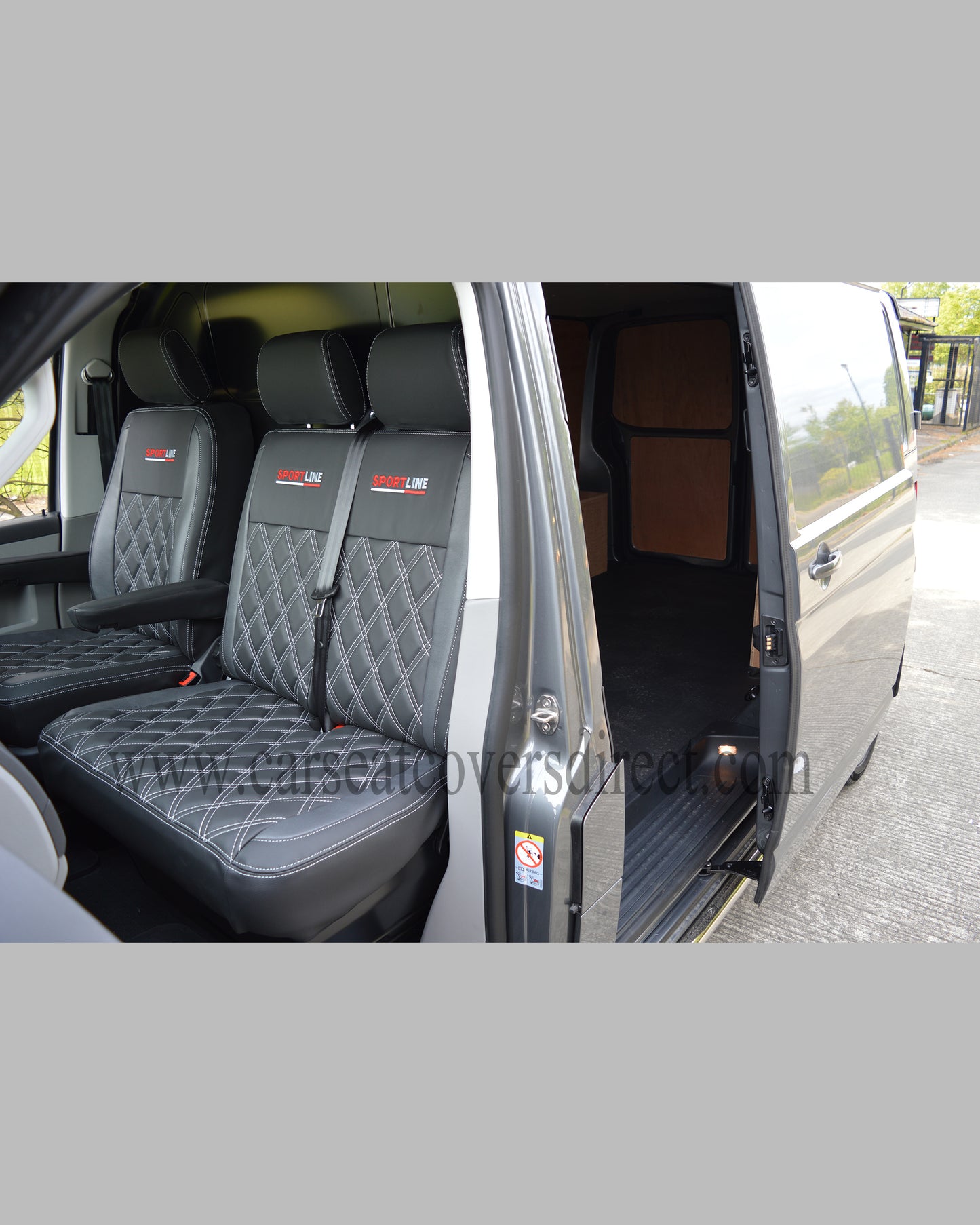 Volkswagen Transporter T5 - Black & Modena Grey with Sportline Logos