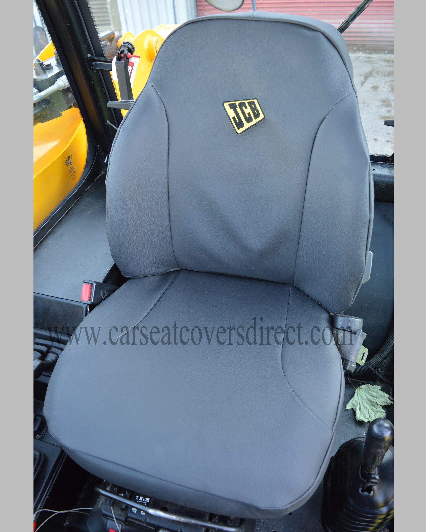JCB 535-140 telescopic seat - grey leatherette