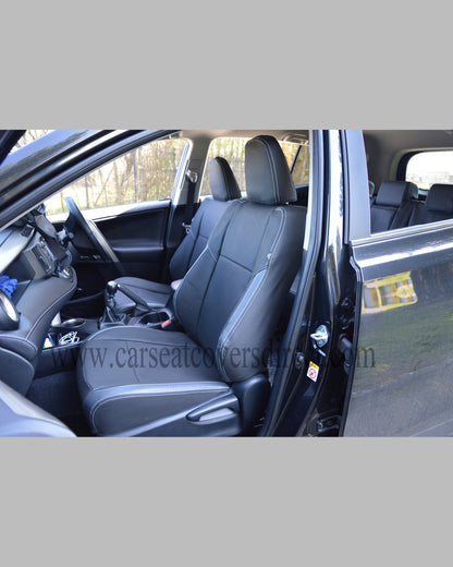 Toyota rav4 4th gen Black & Modena grey seat covers