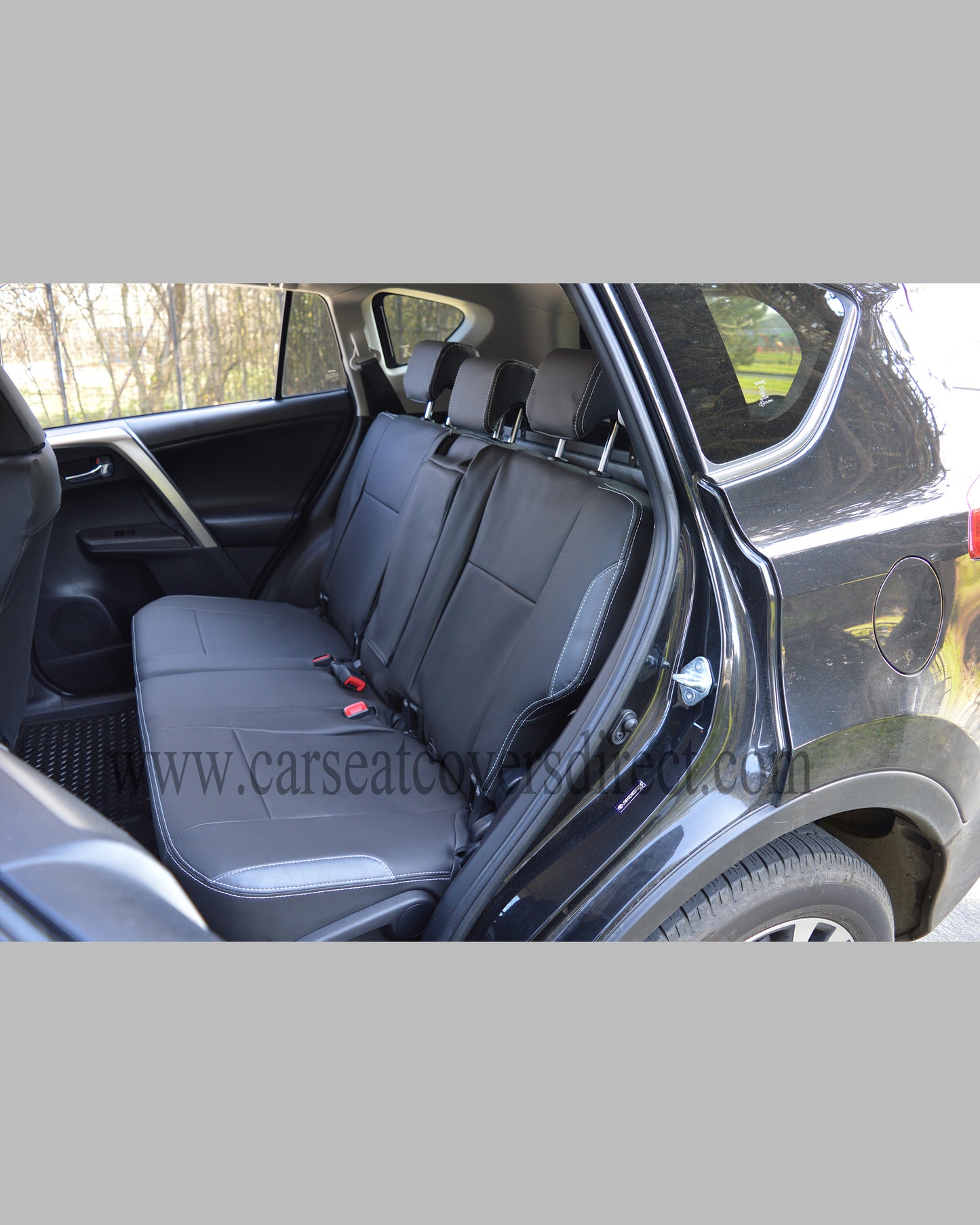 Toyota rav4 4th gen Black & Modena grey seat covers