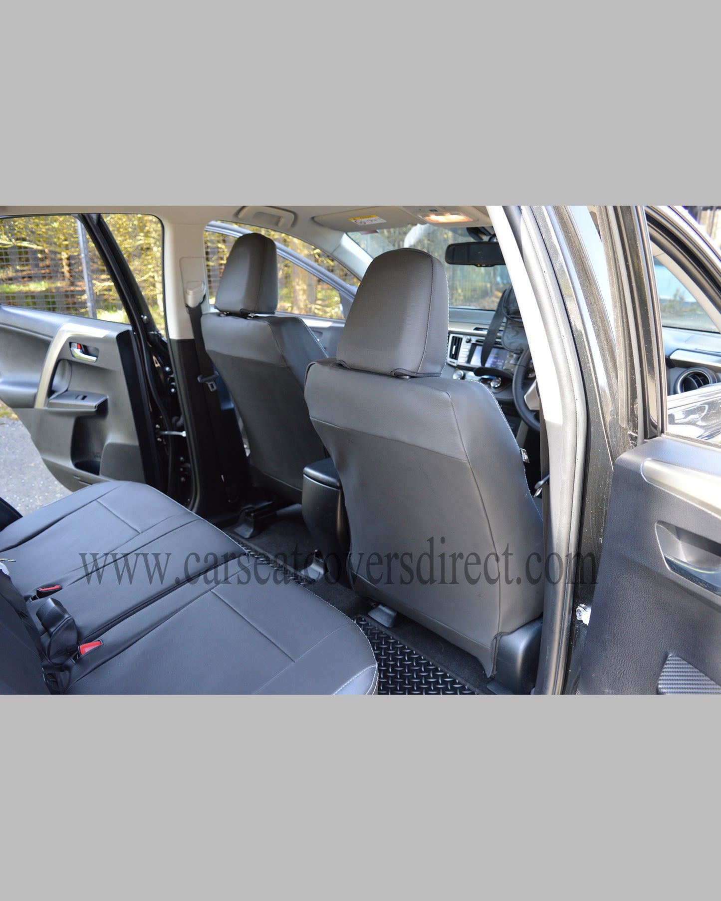 Toyota rav4 4th gen Black & Modena grey seat covers