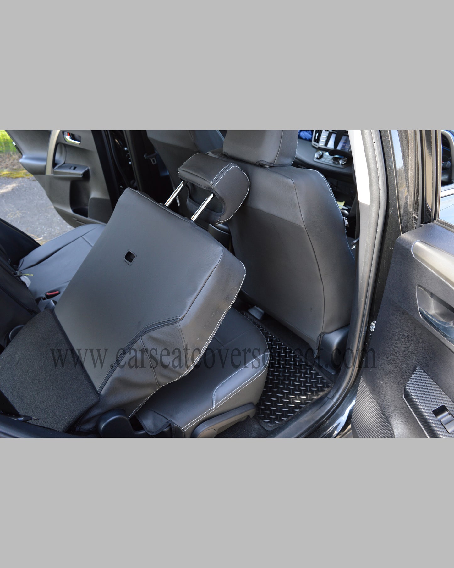 Toyota rav4 4th gen Black & Modena grey seat covers
