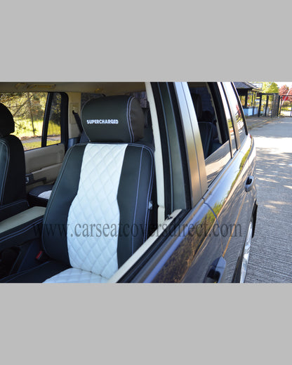 Range Rover vogue black & white seat covers