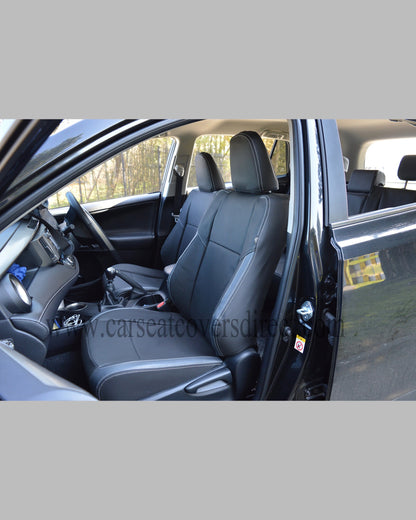 Toyota rav4 4th gen Black & Modena grey seat covers