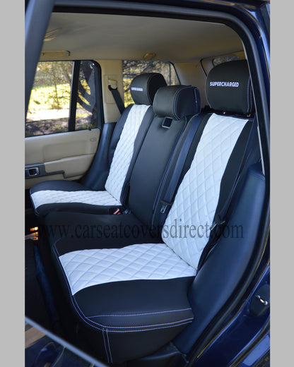 Range Rover vogue black & white seat covers