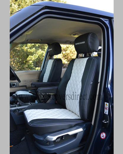 Range Rover vogue black & white seat covers