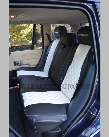 Range Rover vogue black & white seat covers