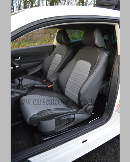 Volkswagen VW Scirocco Seat Covers - Black with Grey Centres