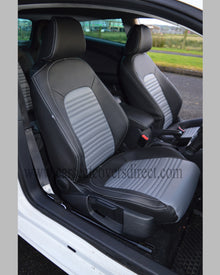 Volkswagen VW Scirocco Seat Covers - Black with Grey Centres