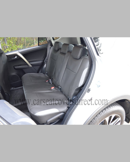 Toyota rav4 4th gen Black & chairman grey seat covers