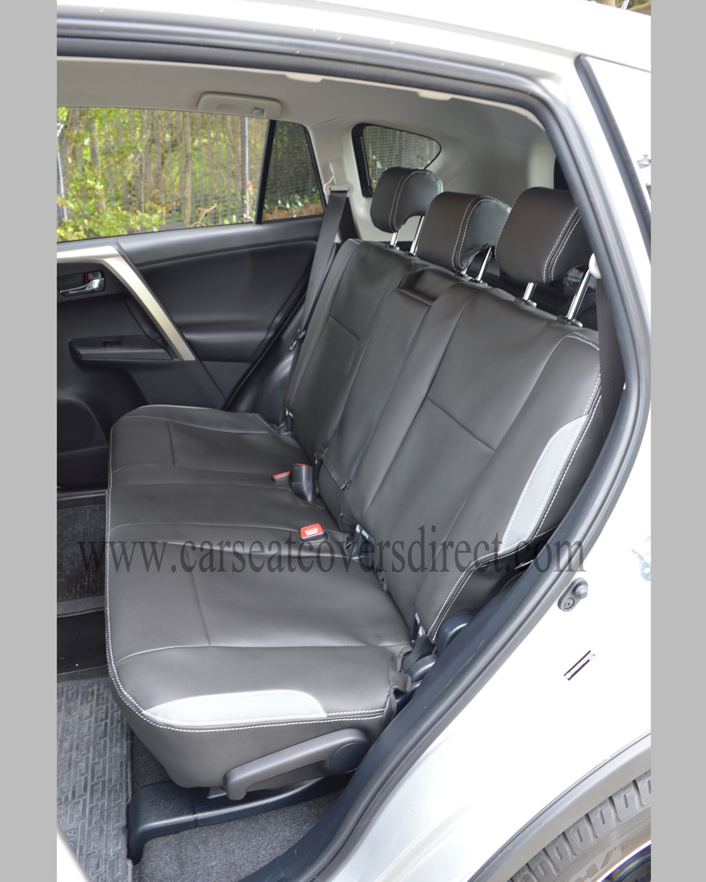 Toyota rav4 4th gen Black & chairman grey seat covers
