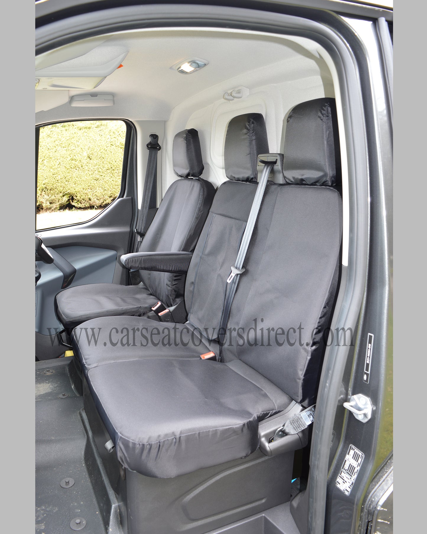 Ford Transit Tipper Extra Heavy Duty Black Seat Covers 2014 - Present