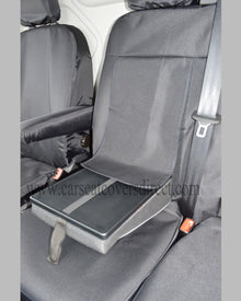Ford Transit - Black Heavy Duty Seat Covers With Logo