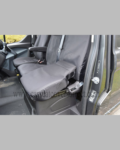 Ford Transit MWB Extra Heavy Duty Black Seat Covers