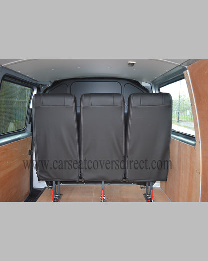 Volkswagen Transporter T5 - T6 Black & White Seat Covers