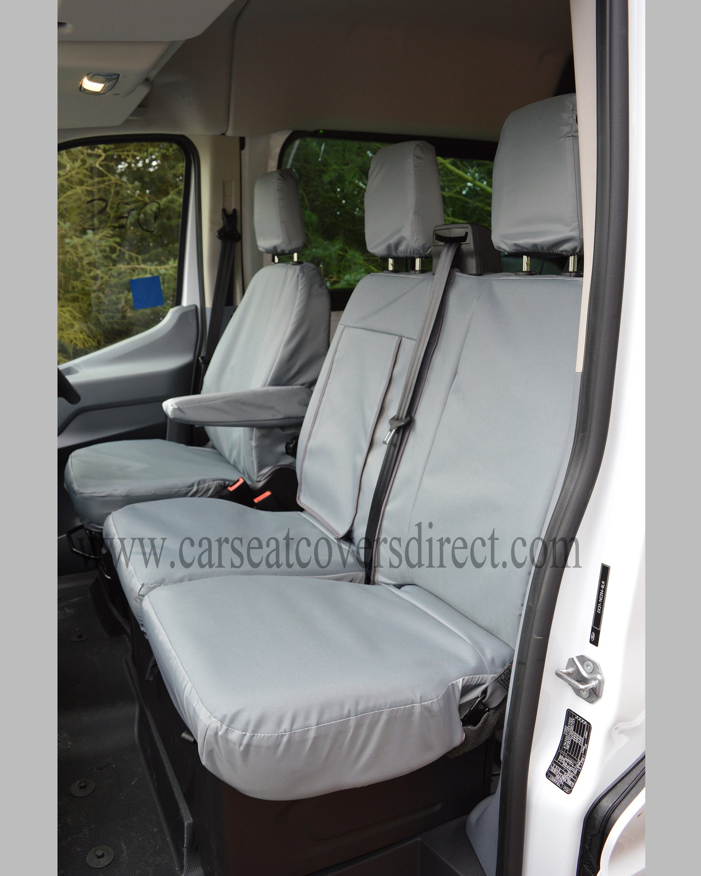 Ford Transit LWB / Tipper EXTRA Heavy Duty Waterproof Grey Seat Covers