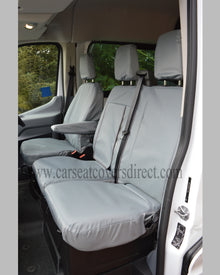 Ford Transit LWB / Tipper EXTRA Heavy Duty Waterproof Grey Seat Covers
