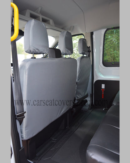 Ford Transit LWB / Tipper EXTRA Heavy Duty Waterproof Grey Seat Covers