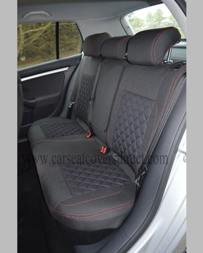 Volkswagen Golf MK5 - MK6 Diamond Qulited Cloth Seat Covers