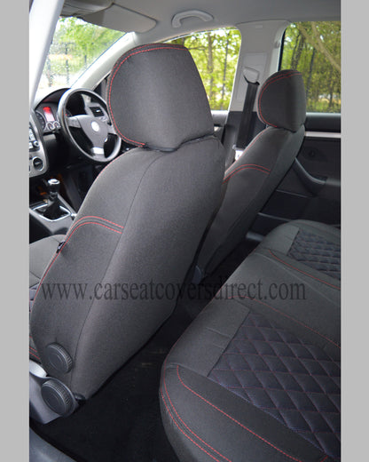 Volkswagen Golf MK5 - MK6 Diamond Qulited Cloth Seat Covers
