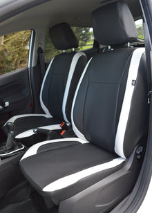 Ford Fiesta Black Leatherette, With White Outer Insert